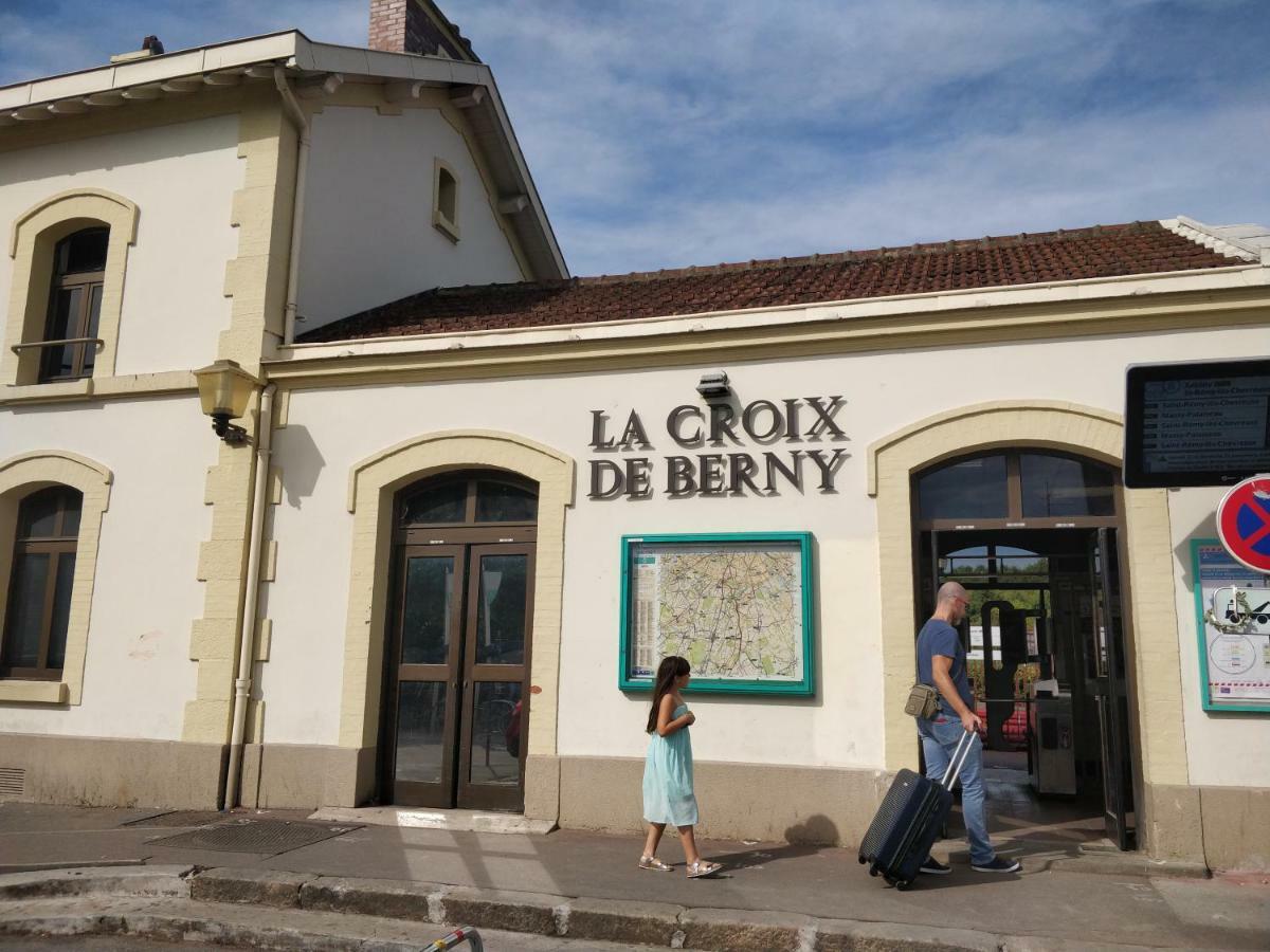 Le Parisien T1Antony-Berny By Beds4Wanderlust - 35M2 Avec Balcon - Aeroport Orly 5Miles - Train Station Rer B Orlyval 1Mile Apartment Luaran gambar